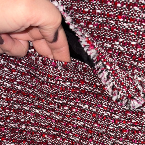 Karl Lagerfeld Maroon Textured Blazer - Picture 8 of 15